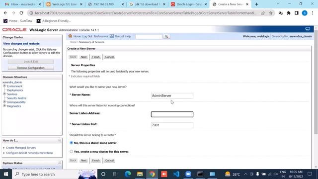Can I create AdminServer on #weblogic Admin Console? смотреть онлайн
