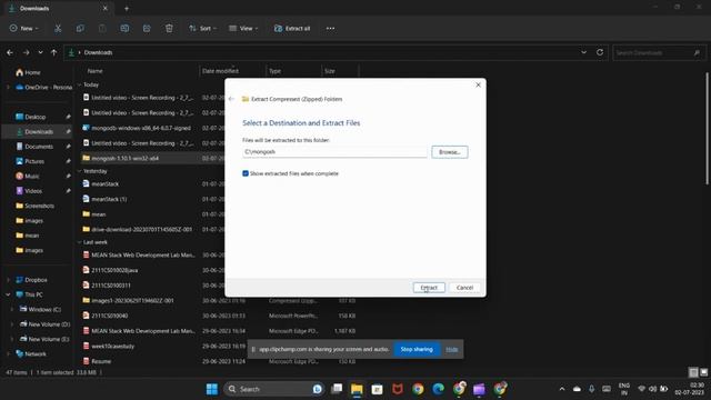 How to install MongoDB 6.0.7 on Windows 11 | Install MongoDB 6.0.7 & Mongo Shell | MongoDB Tutorial смотреть онлайн