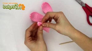 Крокусы из конфет.  Вариант 2. Букеты из конфет своими руками. Diy. Анна Тюмерова