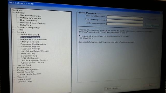 #BIOS | How to set password in Dell security manager on Dell Laptop | How To Create A BIOS Password смотреть онлайн