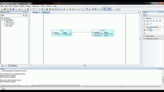 Tutorial PowerDesigner 1.0 смотреть онлайн