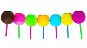 Перевернутые Леденцы из Плей До Простое Развивающее видео с игрушками