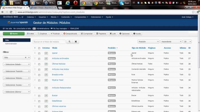 Como insertar video de youtube en Joomla 3. Fácil Pt.1 смотреть онлайн