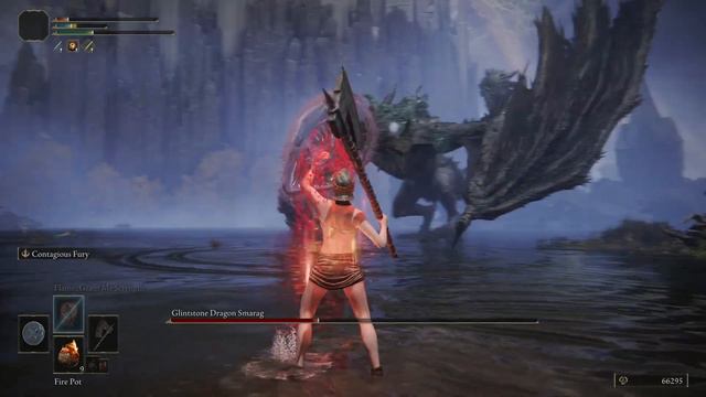 Elden Ring - Potbuild vs Glintstone dragon Smarag Raya Lucaria Academy Key Dragon смотреть онлайн