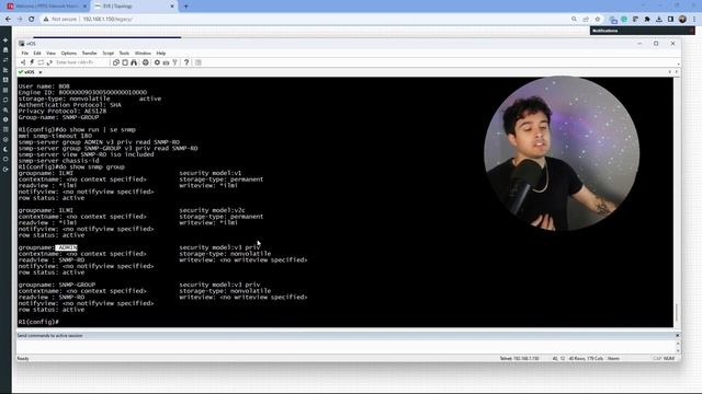 Free CCNA | Section - 6.005 Cisco iOS SNMP Configuration (PRTG) | Full CCNA 200-301 Course смотреть онлайн