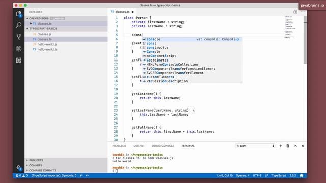 TypeScript Basics 16 - Member visibility смотреть онлайн