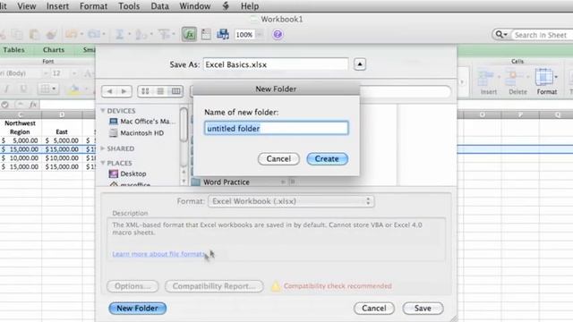 Lesson 9 - Save Excel workbook in a new folder смотреть онлайн