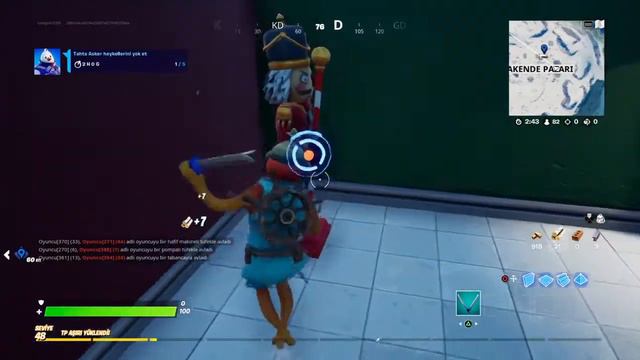 tahta asker heykellerini bul (fortnite) смотреть онлайн