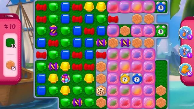 HomeScapes Level 1946 No Boosters (18 Moves)