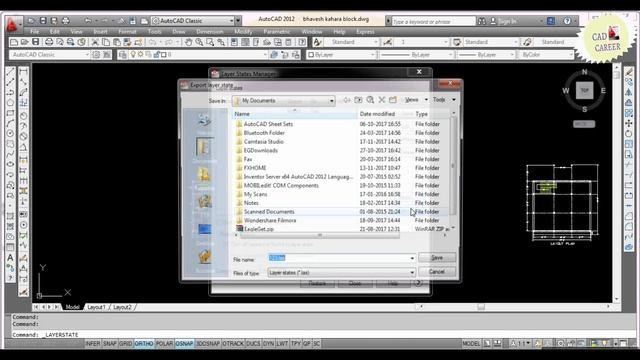 IMPORT EXPORT OF LAYER IN AUTOCAD | LAYER IMPORT EXPORT IN AUTOCAD | Layer States Manager AutoCAD смотреть онлайн