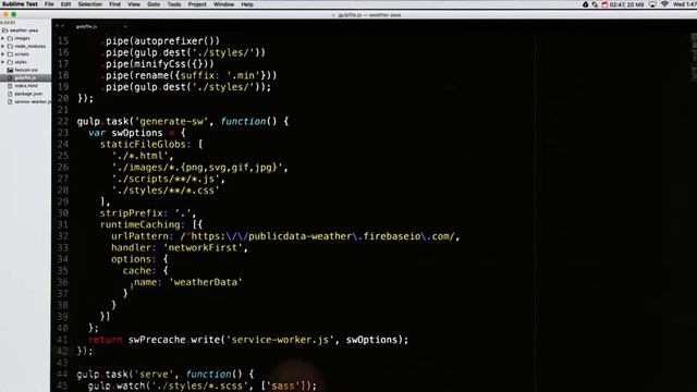 Using sw precache смотреть онлайн