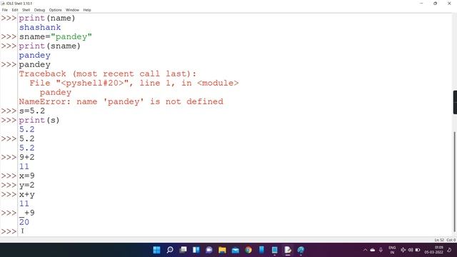 #04 | VARIABLES IN PYTHON | ASSIGNMENT OPERATOR | PYTHON BASIC TO ADVANCE смотреть онлайн