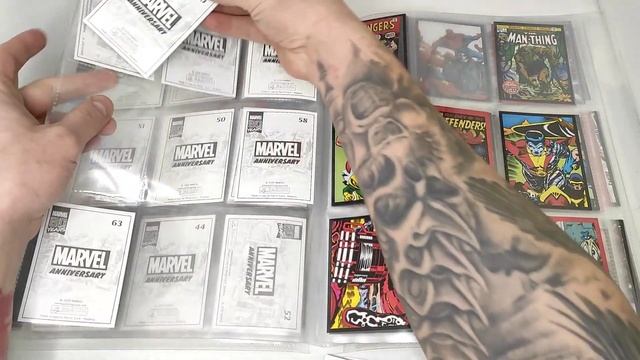 Распаковка бустеров с наклейками MARVEL 80 лет смотреть онлайн