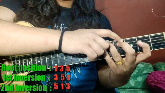 TRIAD INVERSIONS | HOW TO PLAY TRIAD INVERSION AS DIFFERENT CHORD UP THE NECK OF THE GUITAR | смотреть онлайн