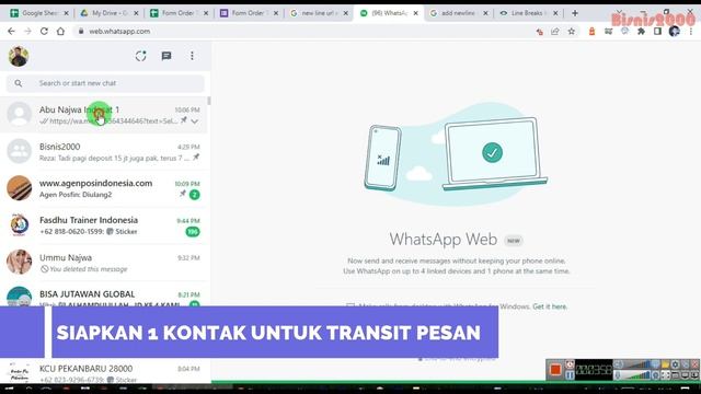Cara Follow Up Semi Otomatis Order Jualan Online Dengan WhatsApp Web смотреть онлайн