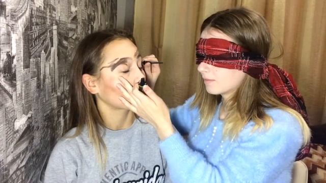 Challenge/Макияж С Закрытыми Глазами/Victoriya Lowell Diana Moroz смотреть онлайн