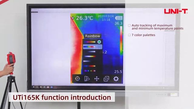 UNI-T UTi165K Infrared Thermal Imager - Real-time Image Transmission смотреть онлайн