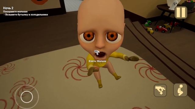 КУДА ВЕДЁТ ЭТОТ СТРАШНЫЙ КОРИДОР ?! ИГРА The Baby In Yellow смотреть онлайн
