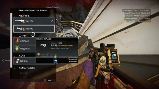 Apex Legends Flatline Charge Rifle Win смотреть онлайн