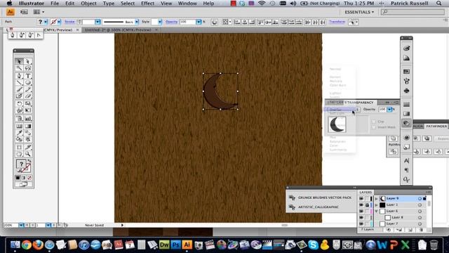 How to Create a Wood Carving in Illustrator : Using Adobe Illustrator смотреть онлайн