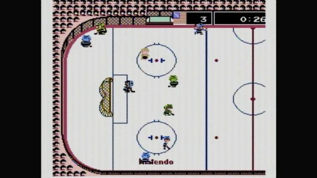 Classic Game Room - ICE HOCKEY for NES review смотреть онлайн