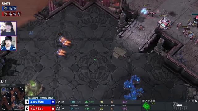 Cure's Factory Inside Maru's Main | 2023 Global StarCraft II League Season 1: Code S смотреть онлайн