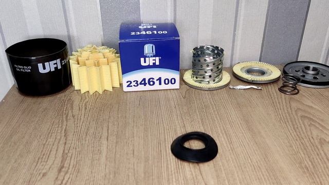 Котэ + РТИ масляного фильтра UFI 2346100 после заморозки.