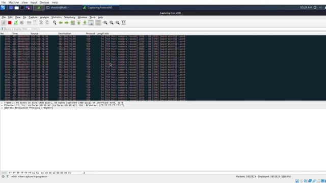 DDoS Attack using hping3 | Metasploitable2 | Kali Linux | Wireshark | Colasoft Capsa смотреть онлайн