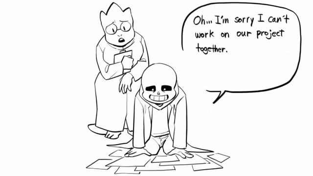 I need a break - Undertale Comic Dub смотреть онлайн