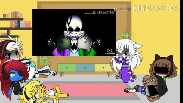 { Undertale Gacha Life } Реакция персонажей Андертейл на меме смотреть онлайн