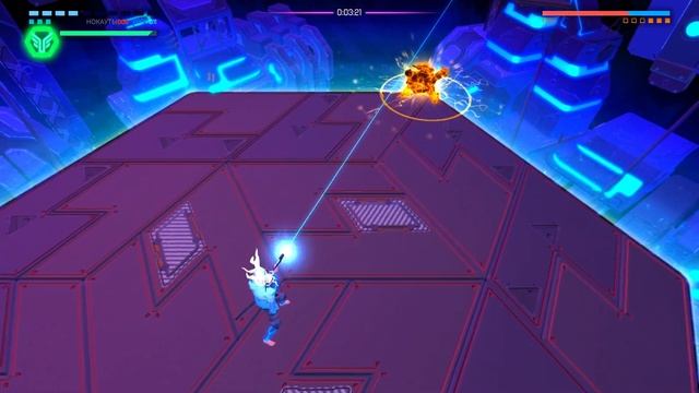 Игра Furi сложность Furi+ S ранг босс Пламя