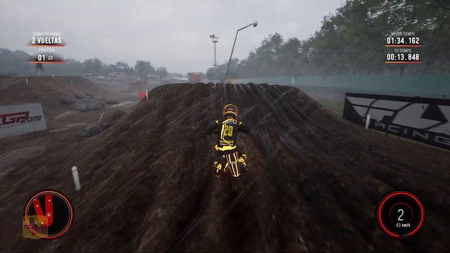 LE DAMOS DURO BAJO LLUVIA EXTREMA EN IMOLA | MXGP 2019 | CARRERA PILOTO #14 | XBOX ONE X смотреть онлайн