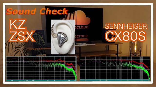 KZ ZSX vs SENNHEISER CX80S [IEMs Chinese In-Ear headphones Sound Comparison 中華イヤホン音比較] смотреть онлайн