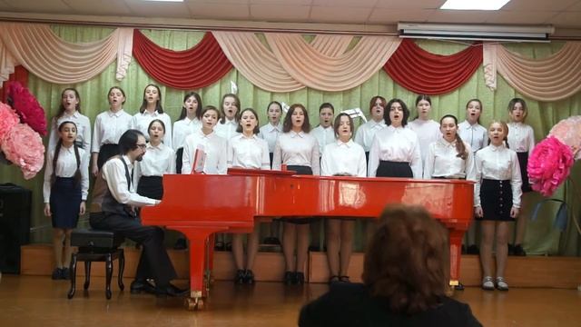 Хор старших классов, ГБУ ДО "Детская школа искусств" им. В.В. Толкуновой, г. Ртищево смотреть онлайн