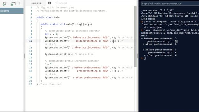 18 "Java How to Program" fig 4.15 cap 4 смотреть онлайн