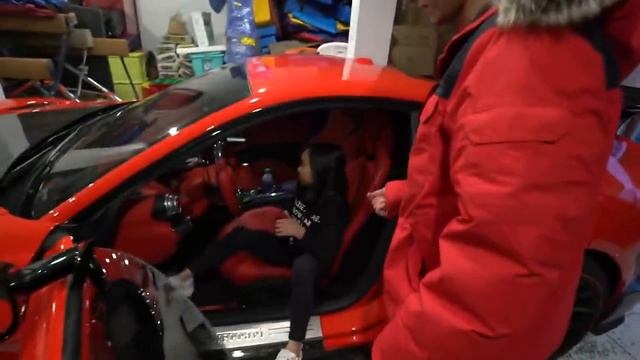 Lucas and Marcus! WE LET OUR LITTLE SISTER DRIVE THE FERRARI FOR THE FIRST TIME! смотреть онлайн
