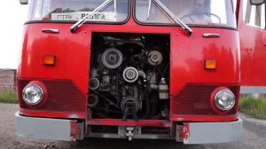 ЛиАЗ 677 звук бутылок