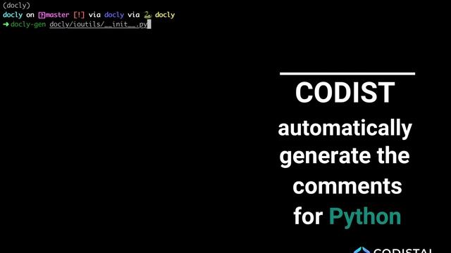 Docly - Generating comments for Python code смотреть онлайн