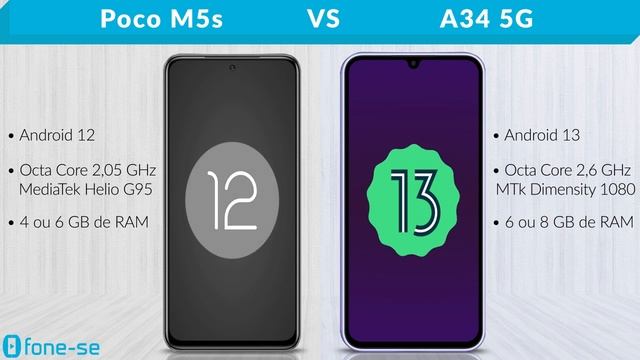 Poco M5s vs A34 5G (Comparativo & Preços) смотреть онлайн