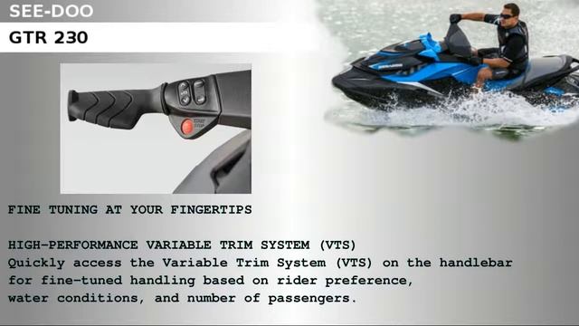 Sea-Doo GTR 230 - Powerful Watercraft