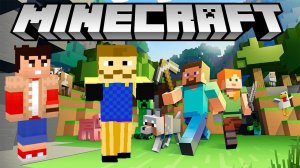 ШОУ ХРИПЛЫХ!ПРИВЕТ СОСЕД В МАЙНКРАФТЕ!ИГРА HELLO NEIGHBOR В MINECRAFT ВЫЖИВАНИЕ С ДРУГОМ!ПРИКОЛЫ