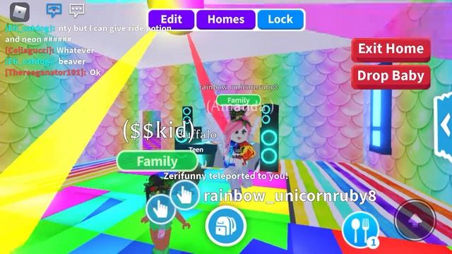 Chicken nugget song party! Adopt me Roblox смотреть онлайн