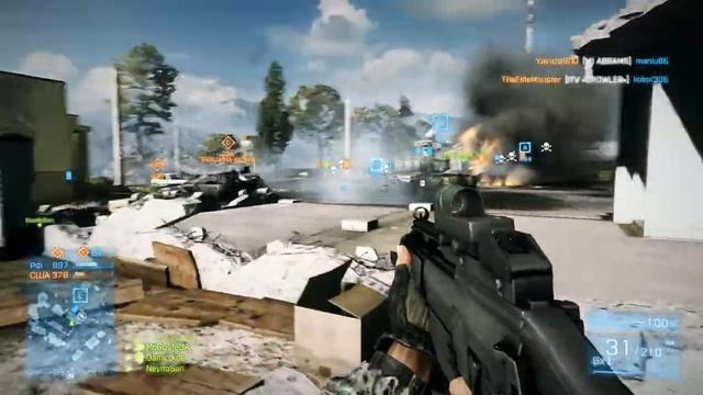 Lenovo Ideapad Z500 Battlefield 3 Large Conquest gameplay смотреть онлайн