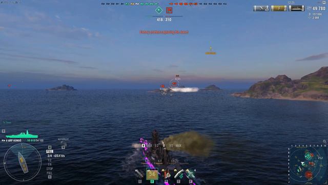 World of Warships - Co Op [ARP Kongo] смотреть онлайн