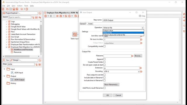 AutomationEdge RPA Bot for Employee Data Migration to JSON смотреть онлайн