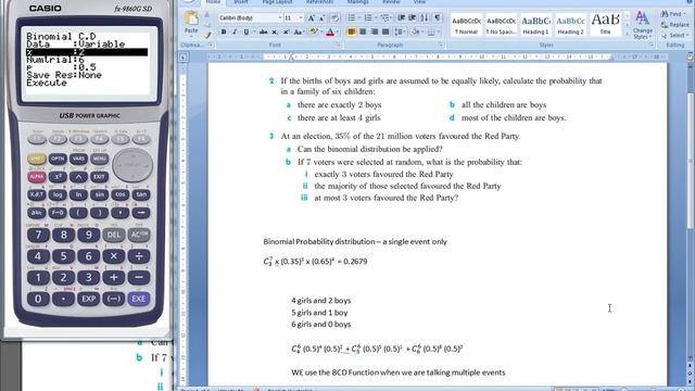 Using Binomial Cumulative Distribution Function - Example 1 смотреть онлайн