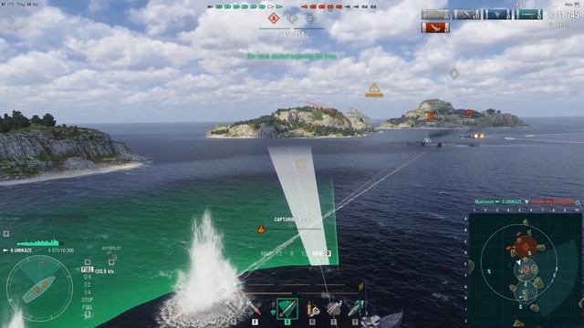 World of Warships - II UMIKAZE IJN D 1st Co-op PvE - Domination - ISLAND смотреть онлайн