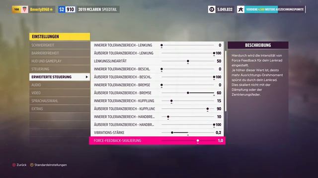 Forza Horizon 5 - Best Steering Wheel Settings Logitech G920, G29 ,G27, g923 and more смотреть онлайн