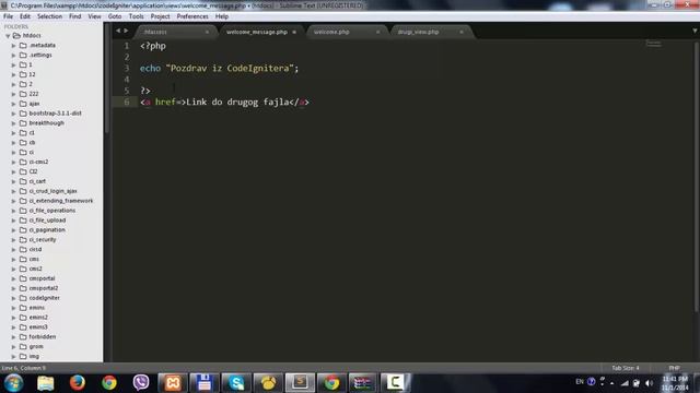 PHP - na srpskom - 52- CodeIgniter Instalacija смотреть онлайн