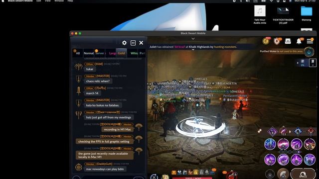 NO EMULATOR Black Desert Mobile in Mac M1 | World Boss Tukar смотреть онлайн